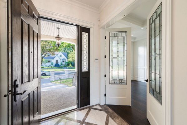 custom built vancouver home foyer