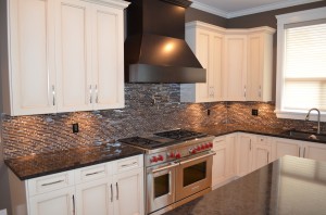 This custom home in Burnaby has a great gourmet kitchen
