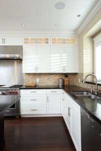 Custom designed kitchen cabinets