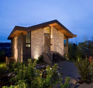 Contemporary custom home design Wallmark Homes
