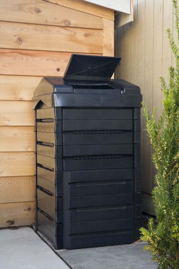 LEED Built home Burnaby BC Garden Gourmet Compost bin